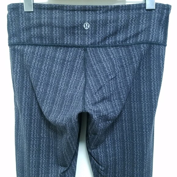 Lululemon Textured Ziggy Wee September Luon Leggings Size 8 Medium 30" Inseam - Picture 7 of 10